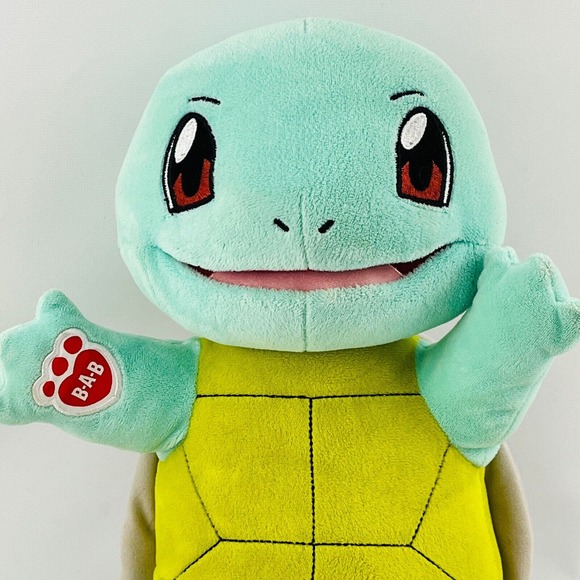 Build A Bear Squirtle Pokemon Plush 14" Stuffed Animal 2017 Non-Working Sound - Picture 2 of 7